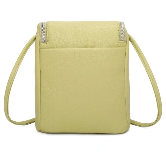 FRENCH CONNECTION Crossbody Handbag Purse Green Wasabi Women NWT $78 - Picture 4 of 14